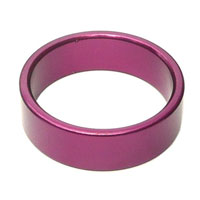 Alloy Spacer 1 1/8 Purple T10 - Bike Fork Accessory