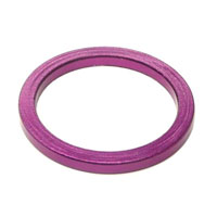 Alloy Spacer 1 1/8 Purple T3 - Bike Fork Accessory