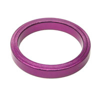 Alloy Spacer 1 1/8 Purple T5 - Bike Accessory