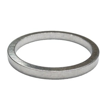 Alloy Spacer 1 1/8 Silver 3mm - Bike Fork Stem Accessory