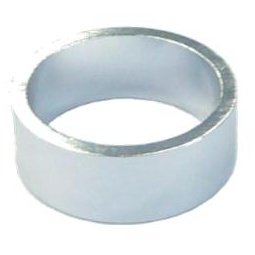 Alloy Spacer 1 1/8 Silver 9mm - Bike Fork Stem Accessory