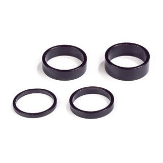 Alloy Spacer Set - Sizes - BLACK