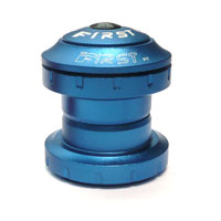 Alloy Threadless Headset - Blue, 1 1/8, Sealed Bearing