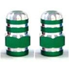 Alloy Valve Cap - Green Finish