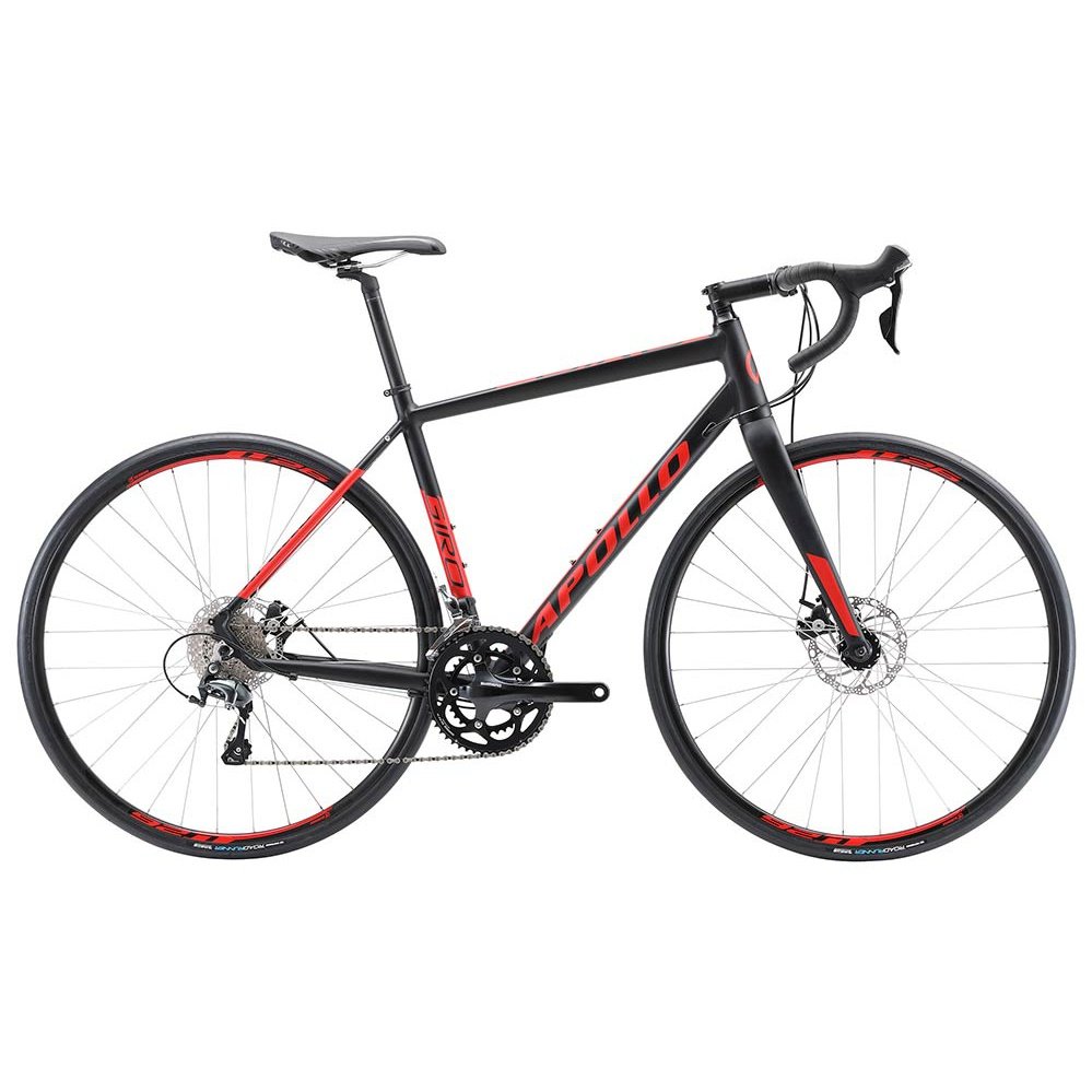 Apollo Giro 20 Matte Black/Red
