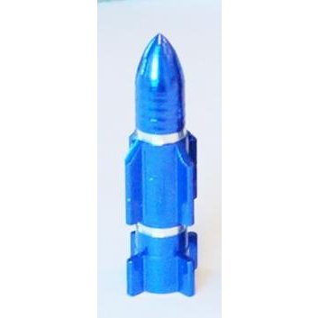 Atomic Rocket Blue Valve Cap - A/V Compatible