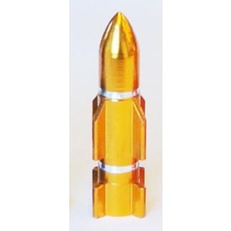 Atomic Rocket Gold Valve Cap - A/V Compatible