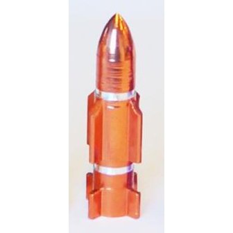 Atomic Rocket Orange Valve Cap - A/V Compatible