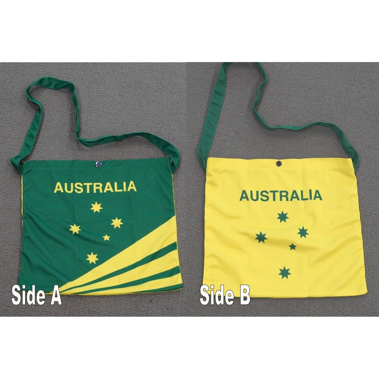 Australian Tourist Musette - Compact Shoulder Bag with Button Closure