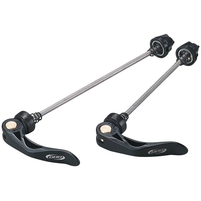 BBB BQR-01 Wheelblock QR Skewers - Black Quick Release Bike Skewers