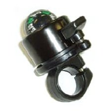 BELL Alloy Flick Bell with Compass - Black 25.4mm BB