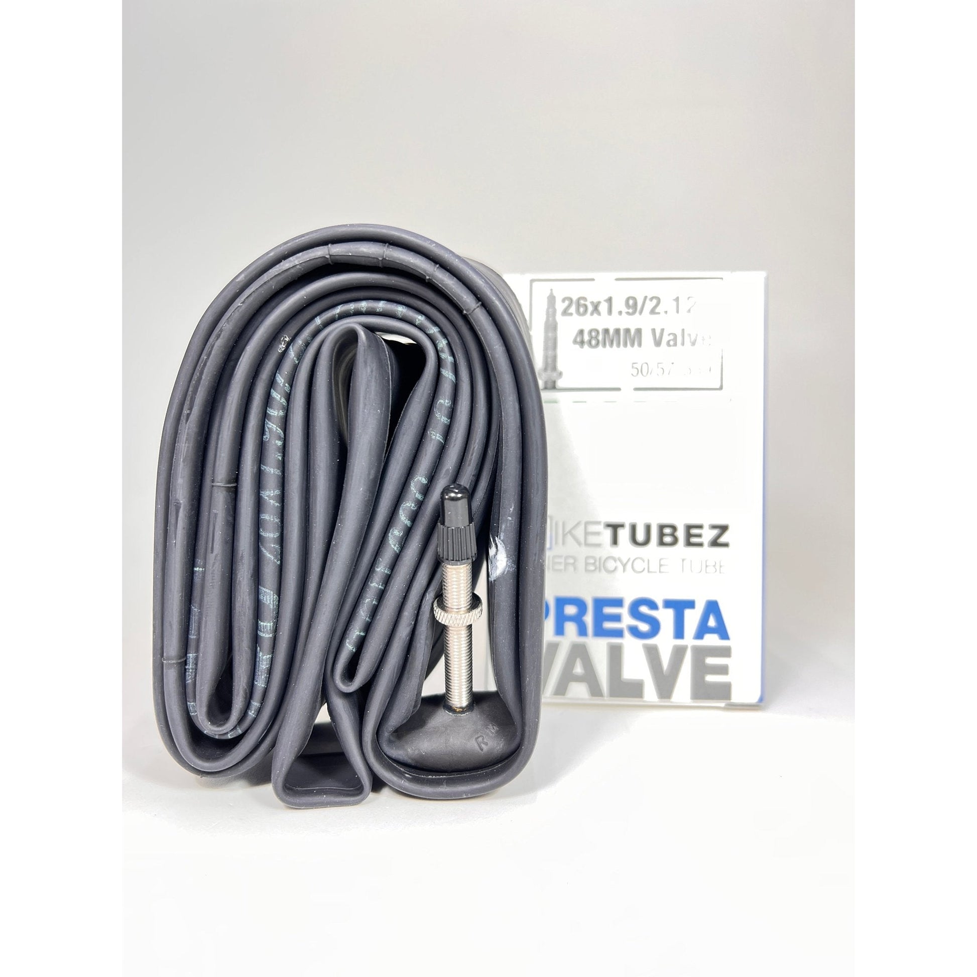 BIKE TUBEZ - 2 pc 26 x 1.9 - 2.125 Presta Inner Bicycle Tubes PV FV