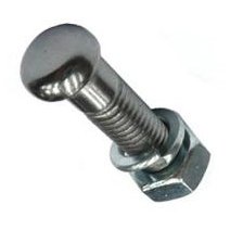 BOLT M8 Eccentric Head with Nut - Offset Design
