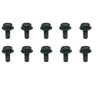 BOLT M8x20mm Hex Flanged Bottom Bracket Bolt 10-Pack