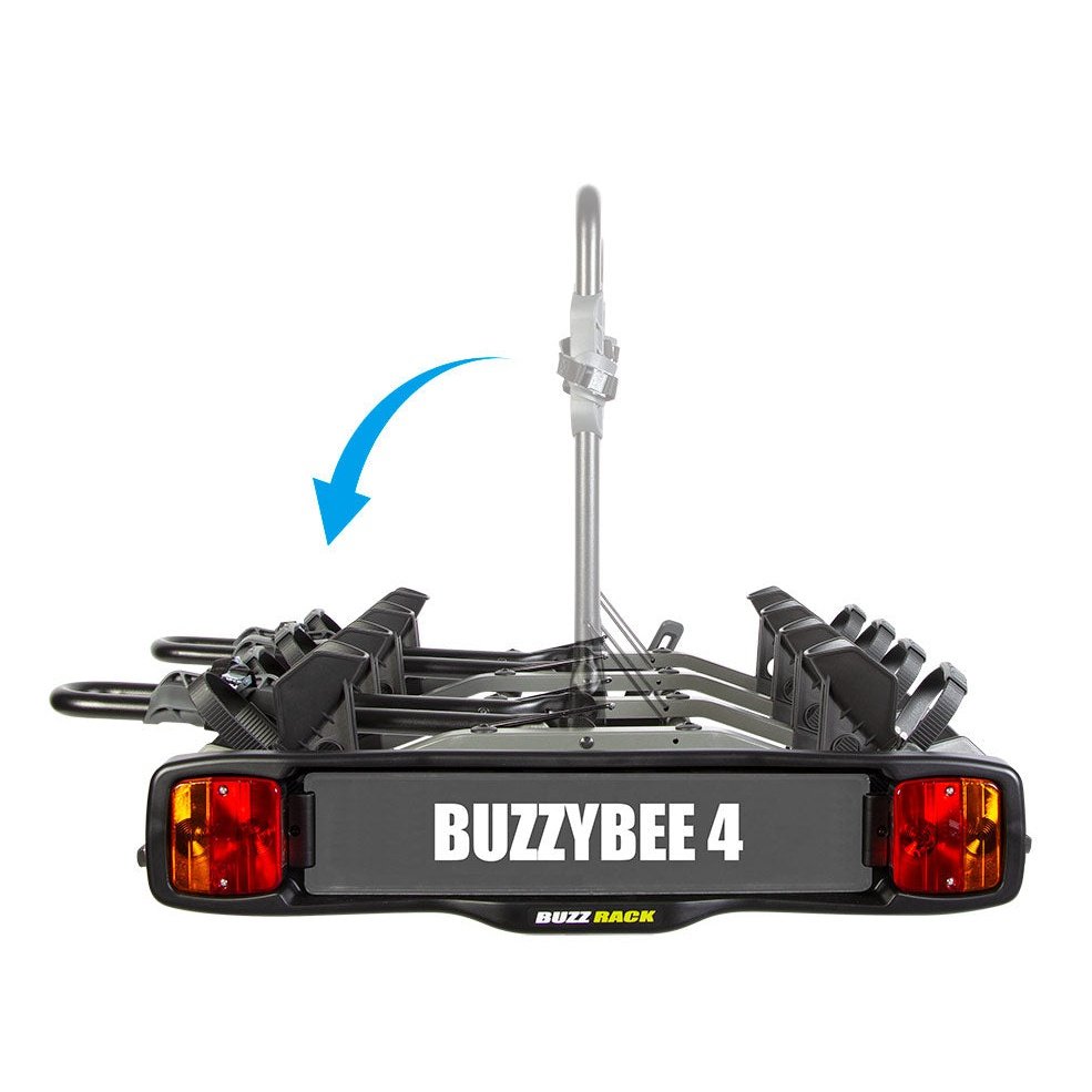BUZZRACK Buzzybee 4 Bike Platform Tow Ball Rack
