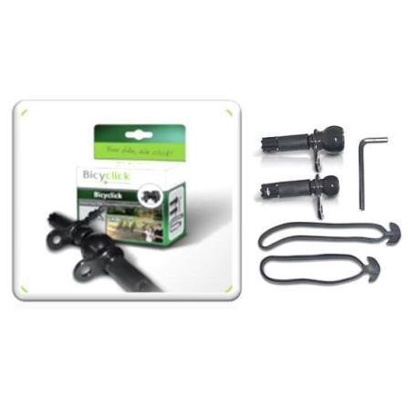 Bicyclick Starter Set - Male & Female Bar End Plugs for 2 Bikes Flatbar/MTB