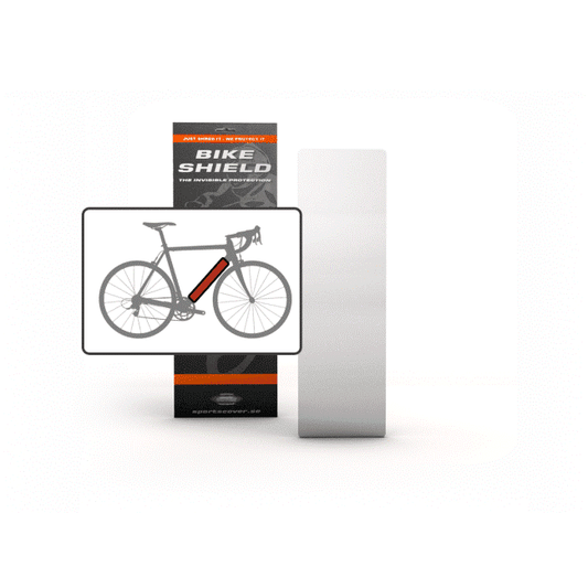 Bikeshield Tube Shield Large - Clear Bike Protection