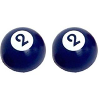 Blue Valve Cap Set for 2 Tires - Fits Model #2