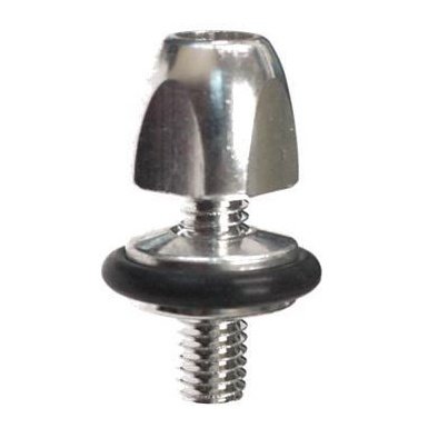 Brake Adjusting Barrel M6x20mm with Grommet - Silver