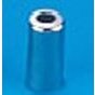 Brass Brake End Cap 5mm Dia - Pack of 50 - Silver