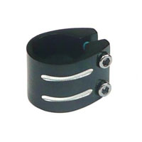 Bulletproof 31.8mm Black Alloy Clamp - Anodized