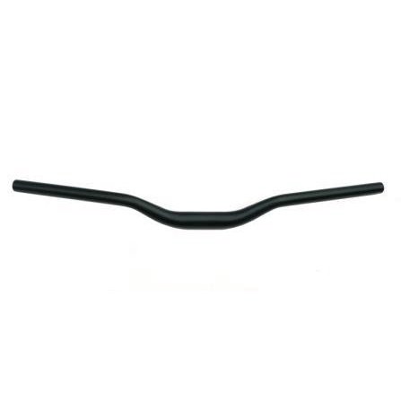 Bulletproof Alloy Handlebar 31.8mm 68cm Wide 40mm Rise - BLACK