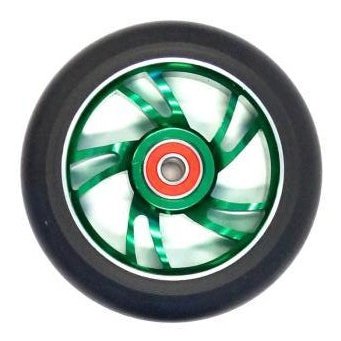 Bulletproof Alloy Scooter Wheel 110mm with ABEC-9 Bearing & Green Core