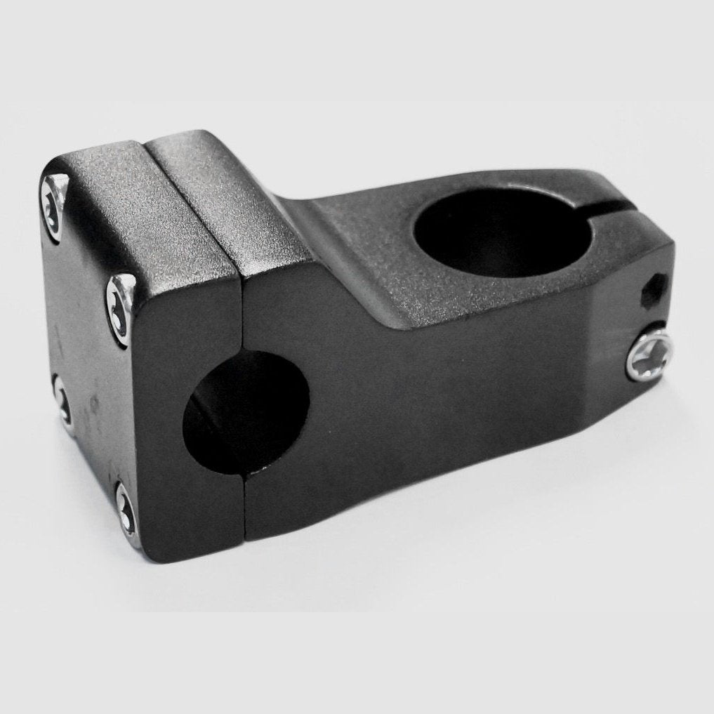 Bulletproof BMX A-Head Headstem 28.6x55mm Black - Fits 22.2mm Handlebars