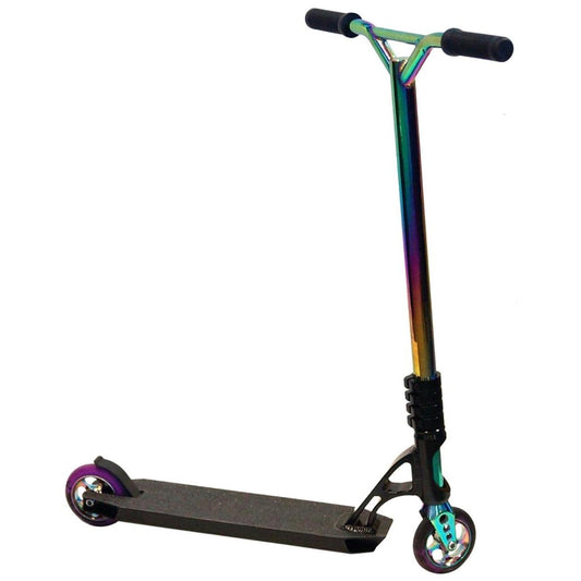 Bulletproof Metal Heat Scooter - 7005-T6 Alloy Deck, 6061-T6 CNC Fork, 110mm Alloy Core Wheel