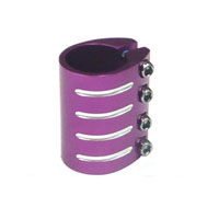 Bulletproof Purple D/Clamp with 4 Bolts - 31.8mm
