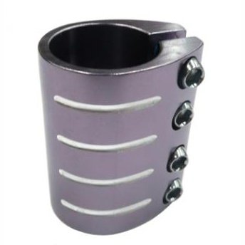 Bulletproof Quad Clamp 31.8 Grey 4 Bolts,