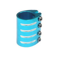 Bulletproof Quad Clamp 4 Bolt 31.8mm Blue