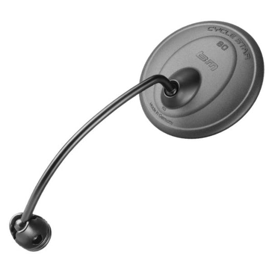 Busch & Muller Cycle Star 903 Mirror - 130mm Reach, Handlebar Fixation, 80mm Size