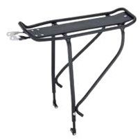 CARRIER Rear Carrier Adjustable, 26"-29ER, Disc Brake, Integrated Splash Guard, Fittings, Alloy, Black