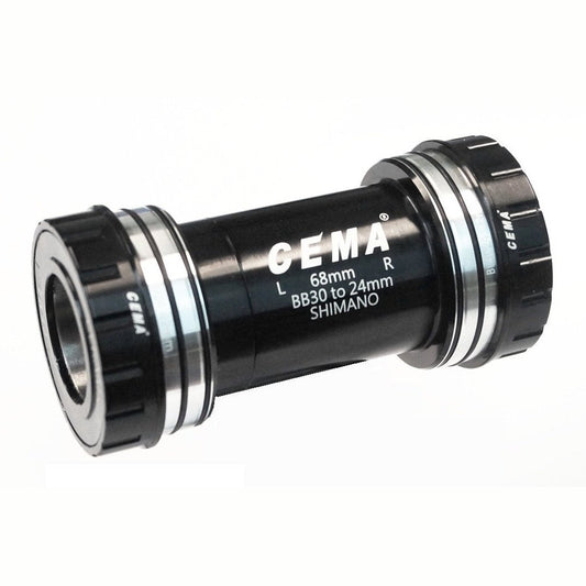 CEMA SRC-BT-BB3024B Ceramic Hybrid Bottom Bracket for SHIMANO/FSA, BB30 to 24mm Interlock Adaptor