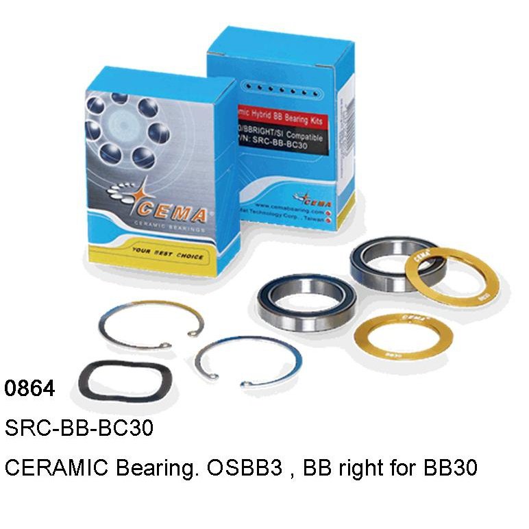 CEMA SRC Ceramic Bearing Kit for BB30 & OSBB30 B.B. Sets