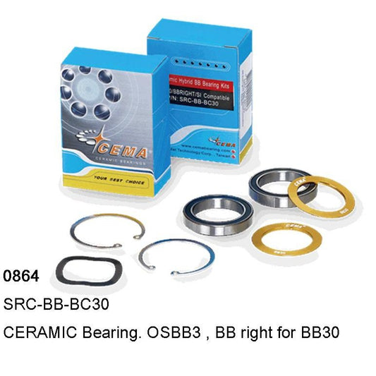 CEMA SRC Ceramic Bearing Kit for BB30 & OSBB30 B.B. Sets