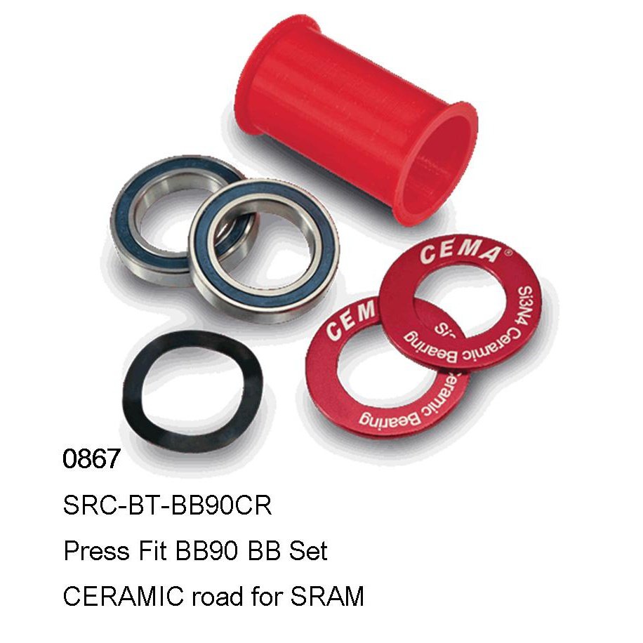 CEMA Sram BB90 Ceramic Road B.B Set - Press Fit