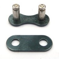 CHAIN LINK 1/8" Spring Clip BLACK - 1/bag