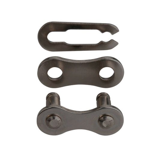CHAIN LINK - 1/8", Spring Clip Type, BLACK PACK OF 2 Links Single Speed fixie