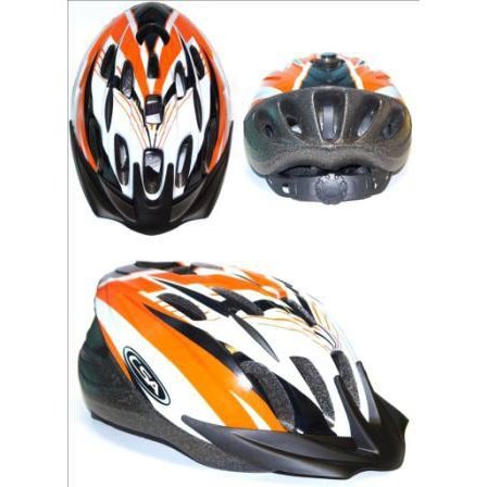 CSA Chaser Helmet - Medium/Large, Orange/Black/Silver, Australian Standards Approved