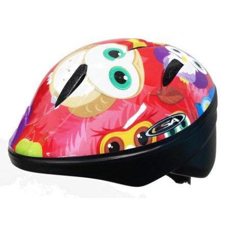 CSA Owl Children-s Helmet - Red, 48-52cm, Australian Standards Approved