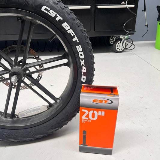 CST - BFT 20 x 4.0" Tyre and Tube Combo for Fat Bikes 20 Inch