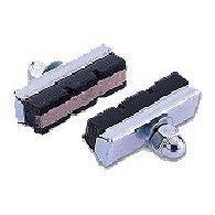 Caliper Brake Shoes - 50mm BLACK Pair