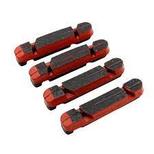 Campagnolo Carbon Rim Brake Pad Inserts - 2 Pairs - BR-BO500 - For Carbon Rims - Compatible with Campagnolo Brakes