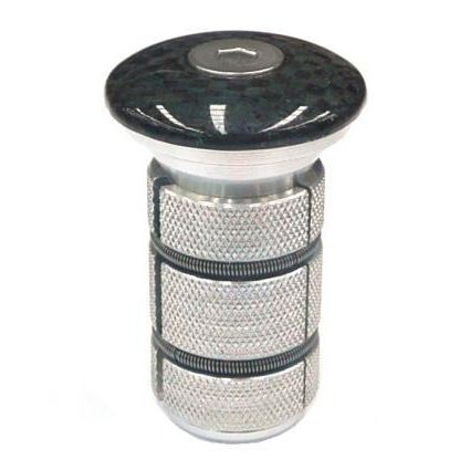 Carbon Threadless Tension Adjuster for 1 1/8 Steerer Tubes - ID 22-25.4mm, H 32mm