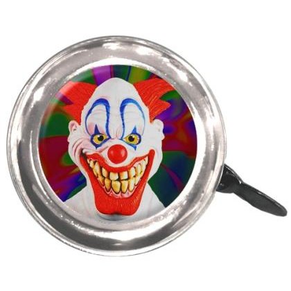 Clean Motion Evil Clown Bike Bell - Fits Standard Handlebars