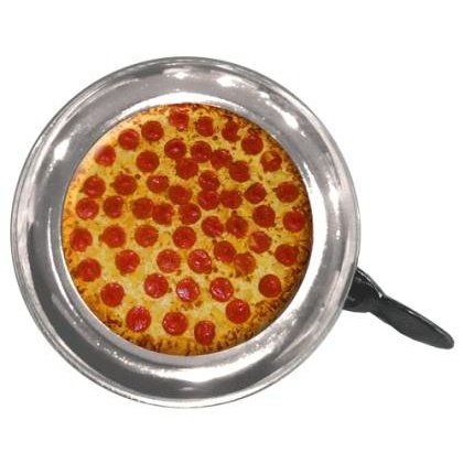 Clean Motion Swell Bell - Pizza Steel 55mm Diameter for Standard Handlebars