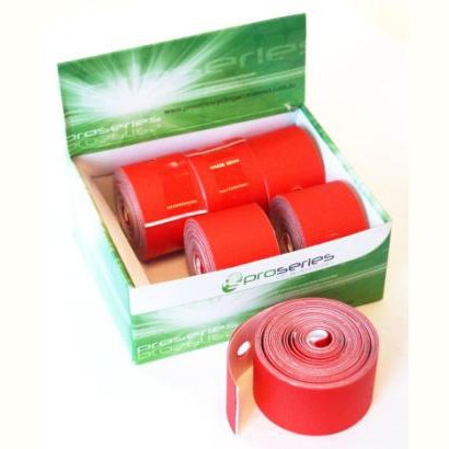Cloth Rim Tape 25mm Adhesive Backed - RED Box of 6