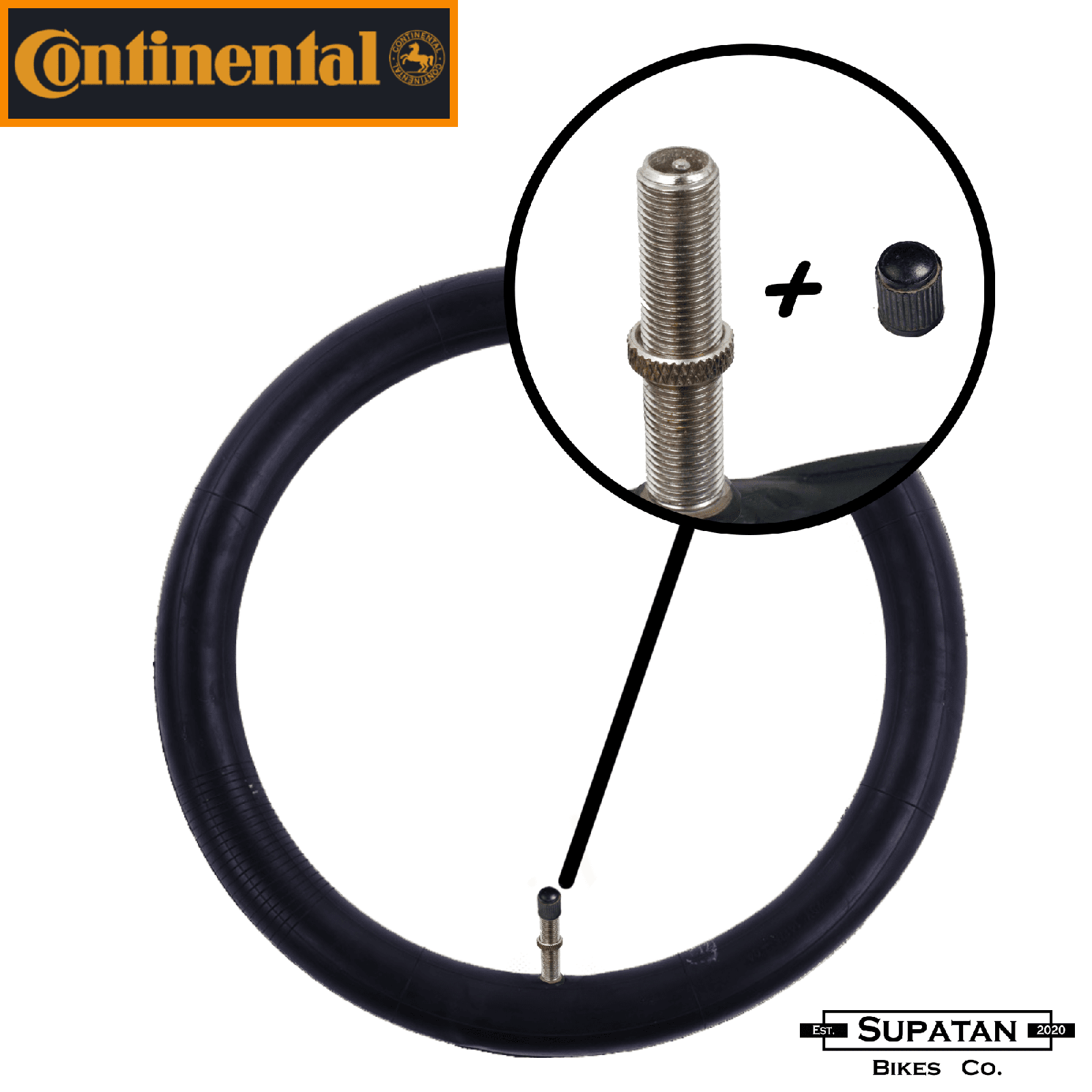 Continental - 26" Inch MTB Schradder Valve American Valve Bike Tube
